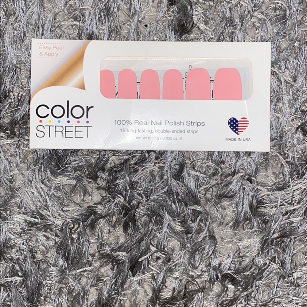 Color Street nail polish strips Pink